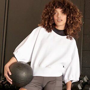 Free People  Lead The Pack Layer Optic White Size S